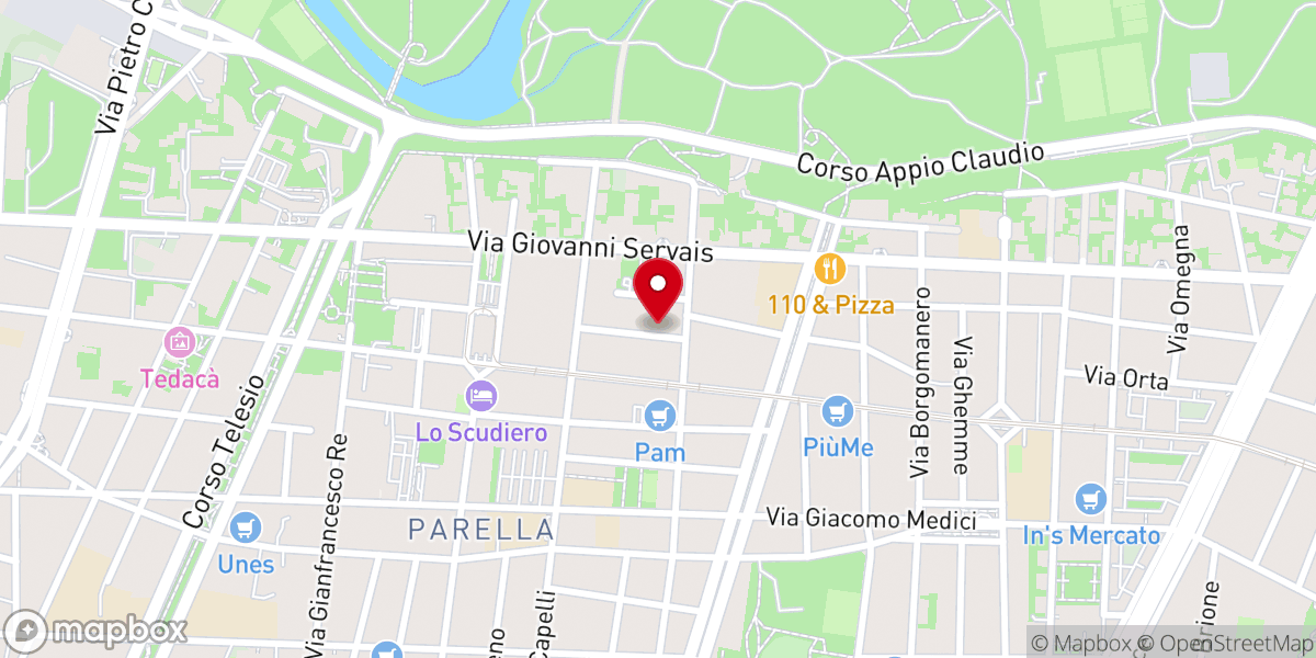 Map showing location of Chiesa Evangelica "dei Fratelli"