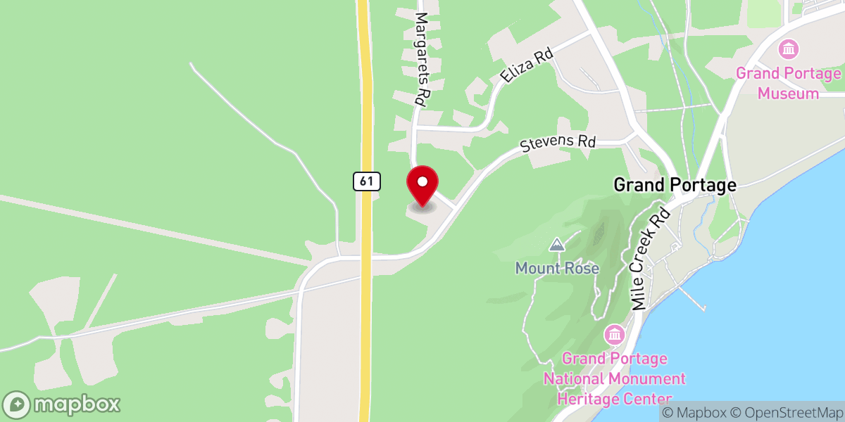 Map showing location of Mt Rose Community Church