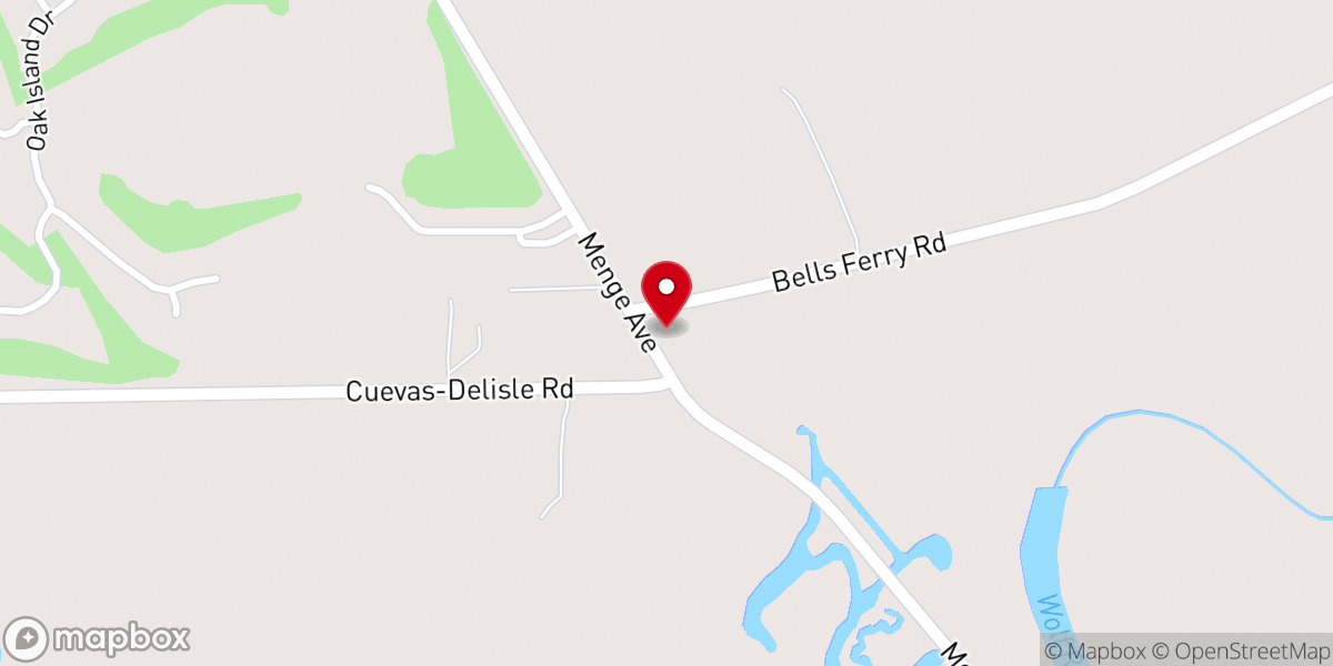 Map showing location of Bible Fellowship Church