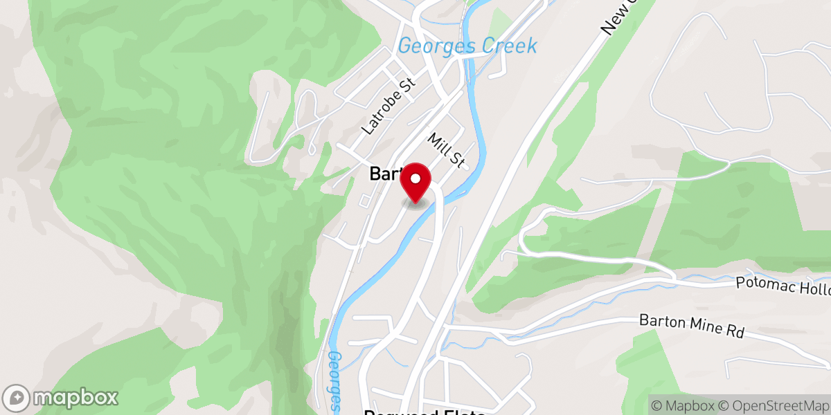 Map showing location of St. Gabriel Catholic Church