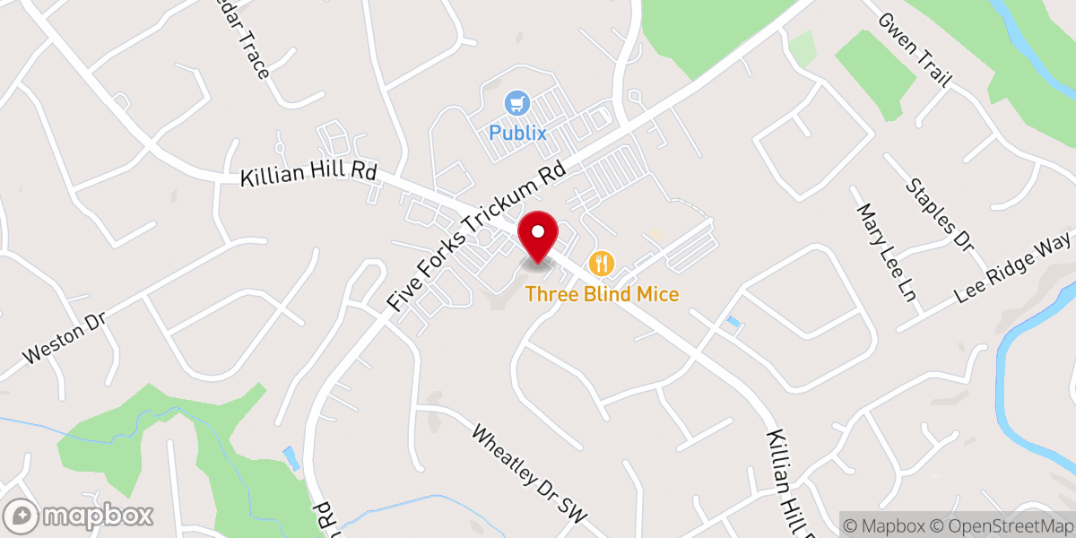 Map showing location of Bethel Church International