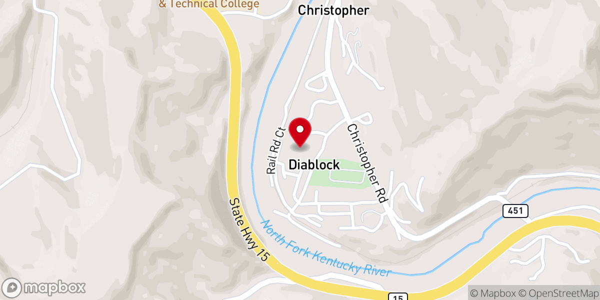Map showing location of Summit Community Church Inc