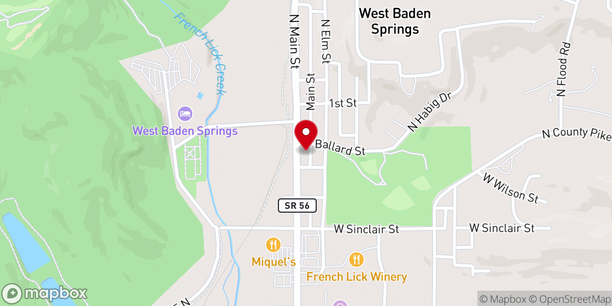 Map showing location of New Life Community Church