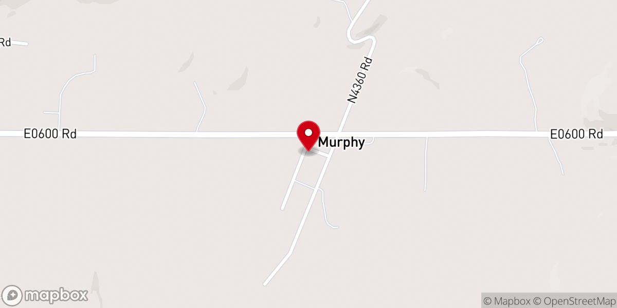 Map showing location of Hope Church