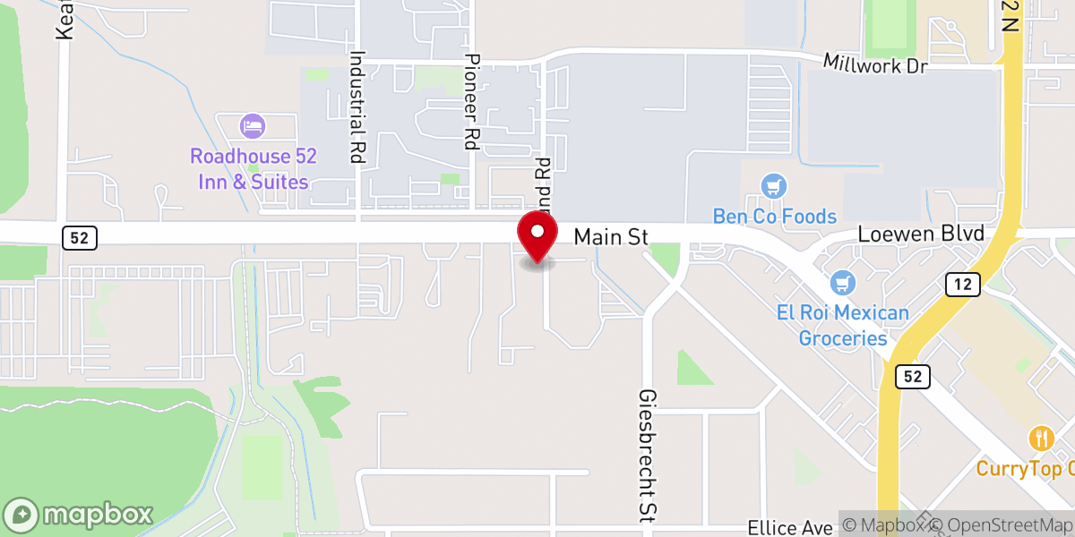 Map showing location of Local_Matters Thrift Store