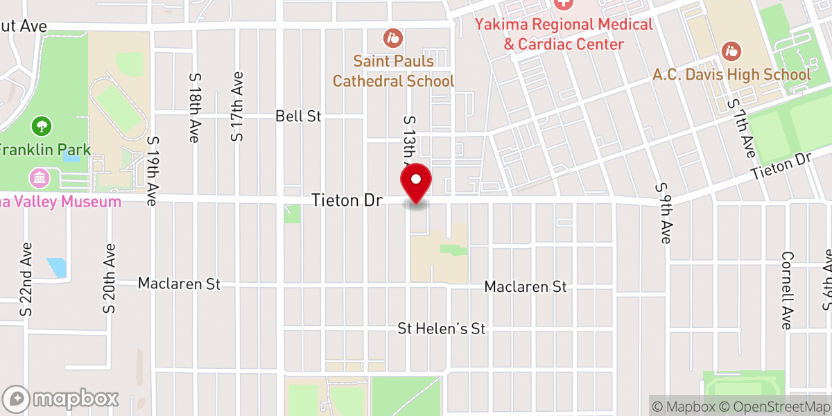 Map showing location of Trinity Family Fellowship
