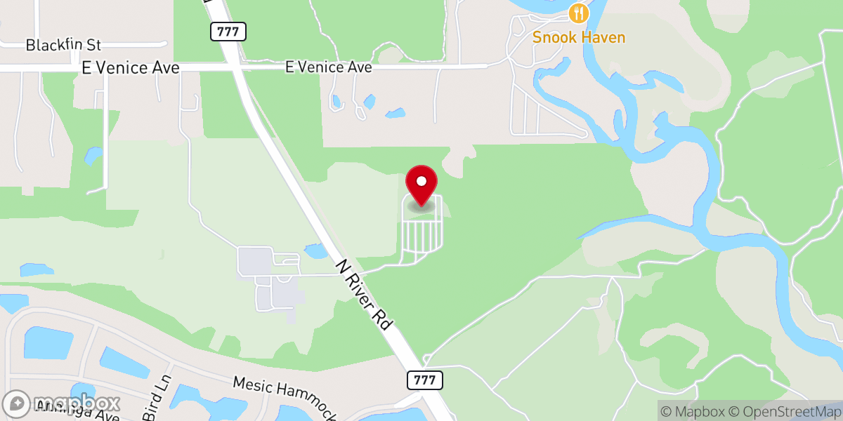 Map showing location of The Bridge Church Inc