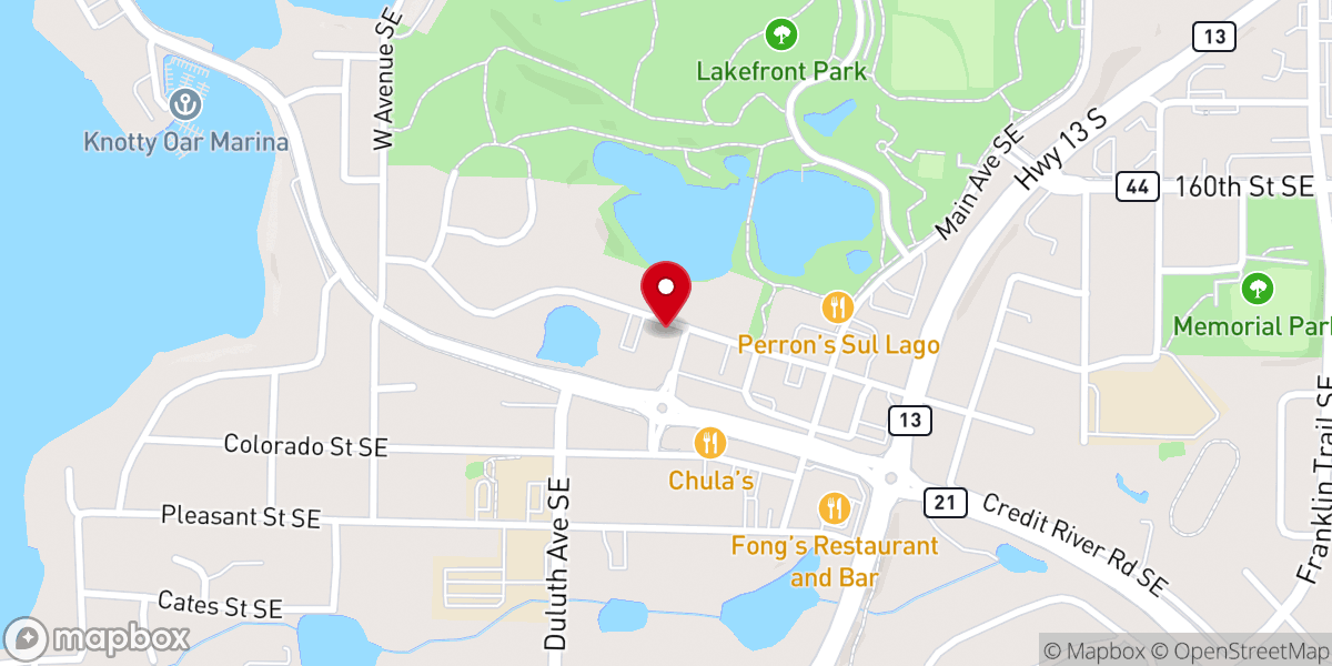 Map showing location of Holy Trinity United Methodist Church