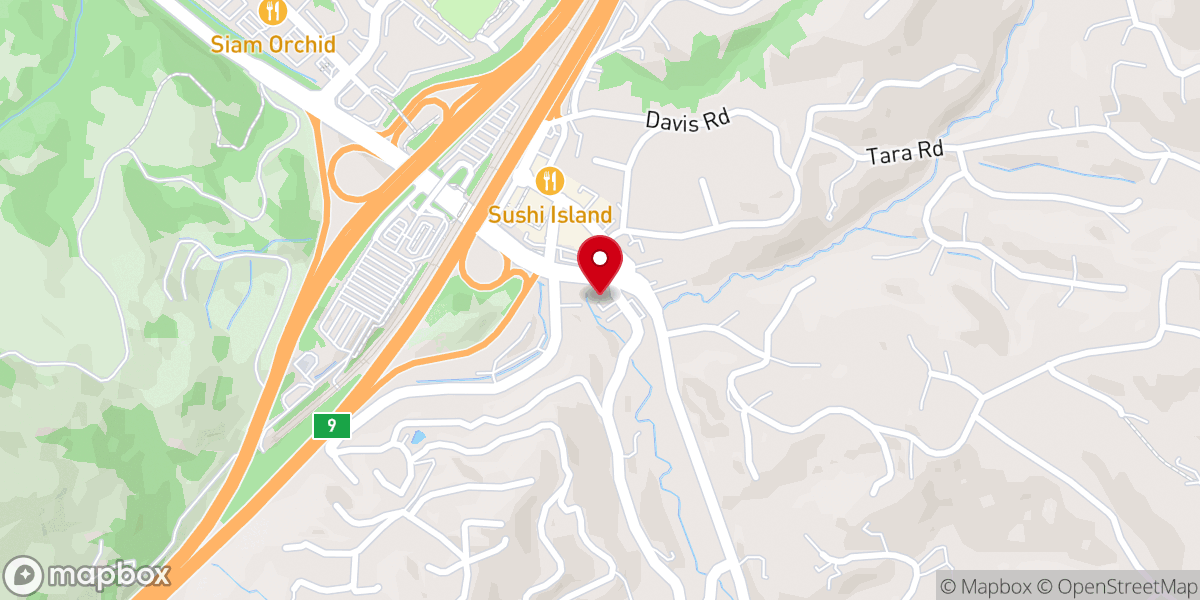 Map showing location of Rebecca Parish, M.D.