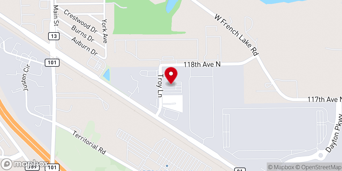 Map showing location of Grace Full Gospel Church