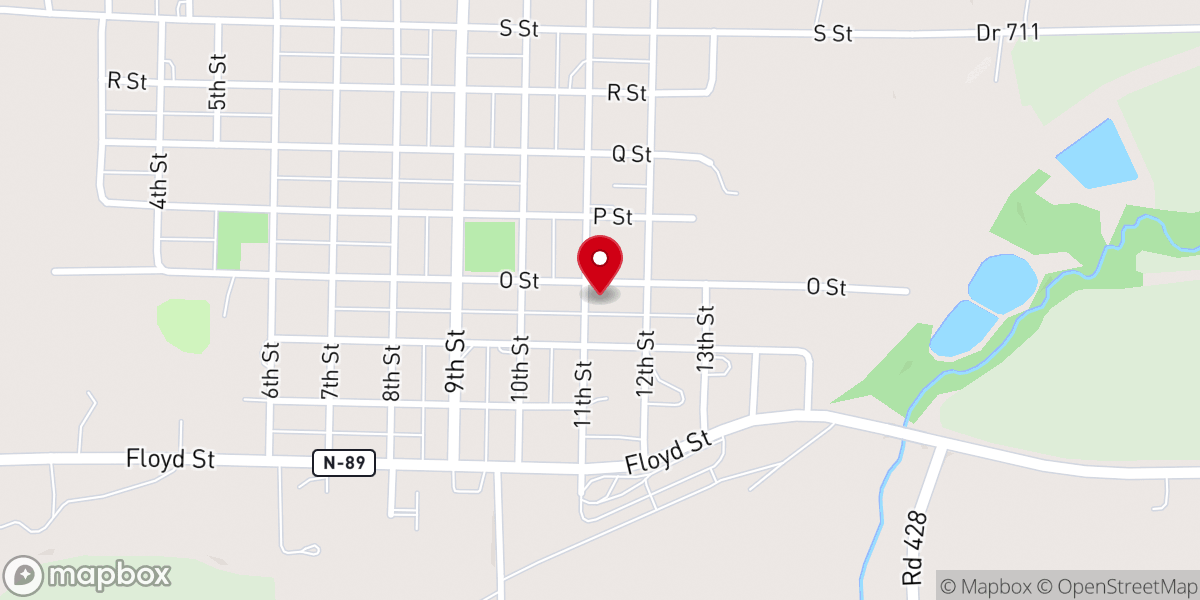 Map showing location of Friendship Center for Christian Living