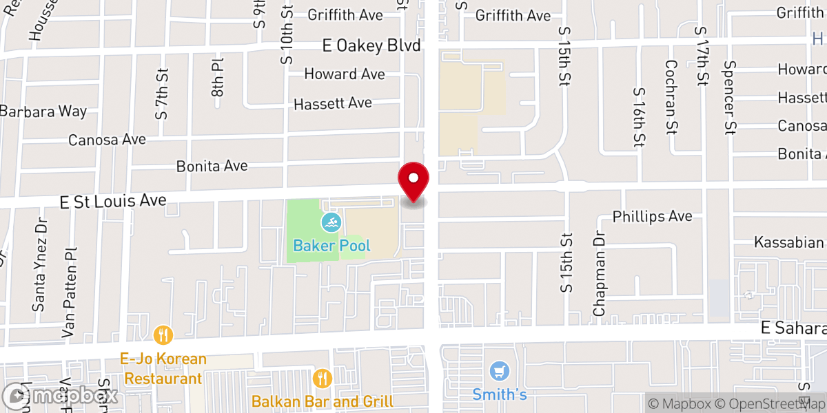 Map showing location of Christ Church Episcopal / Cristo Rey Episcopal