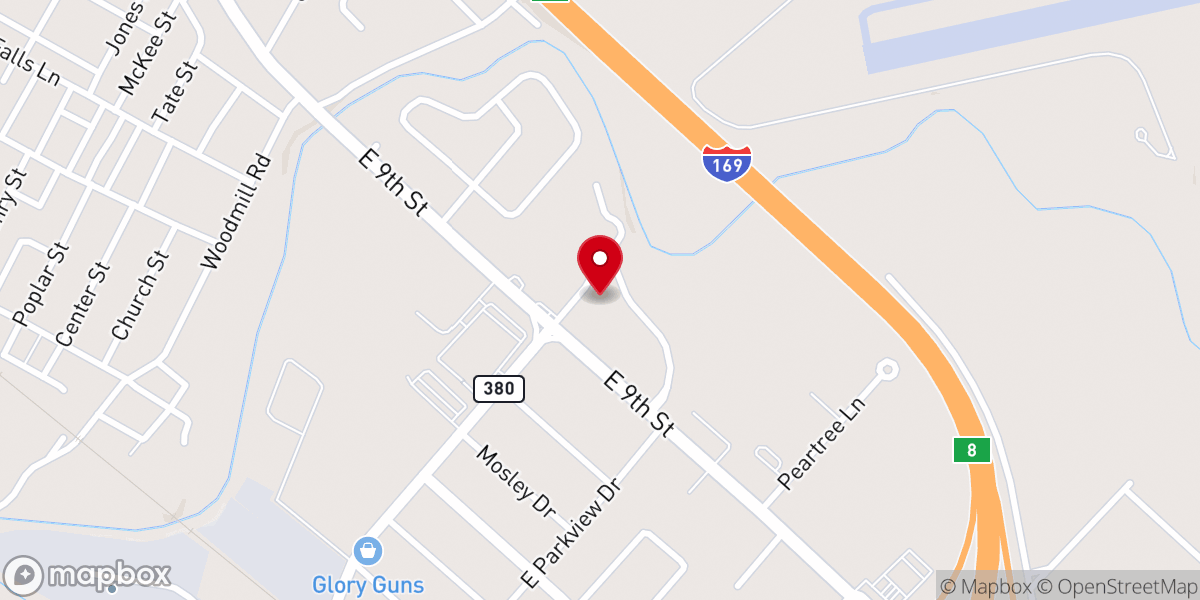Map showing location of New Life Ministries