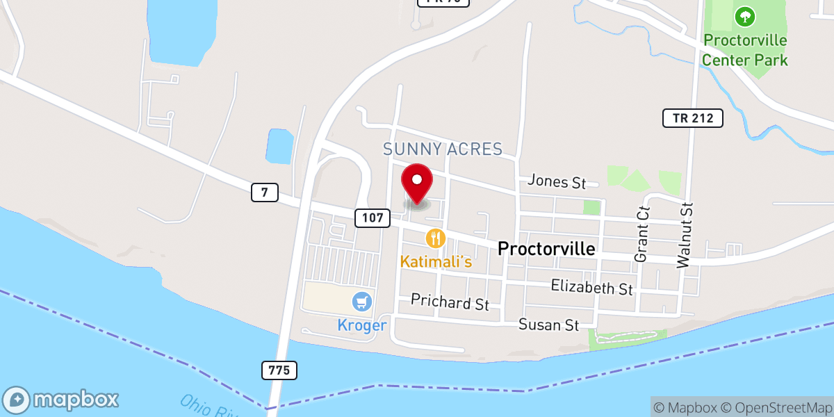 Map showing location of Wendy's