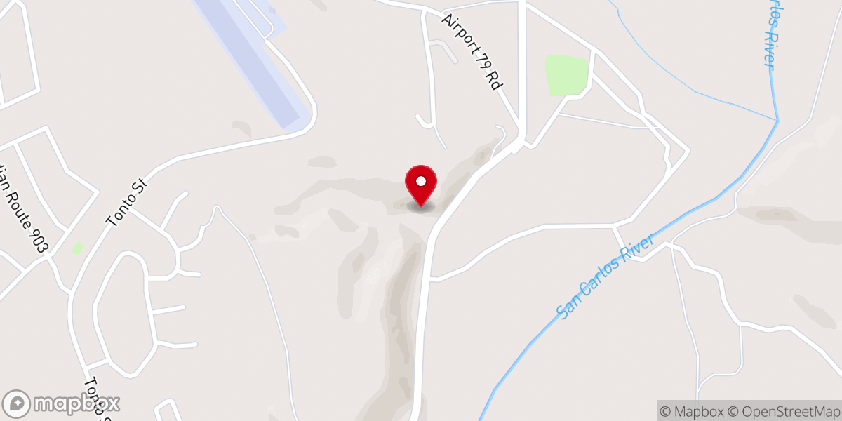 Map showing location of American Indian Church
