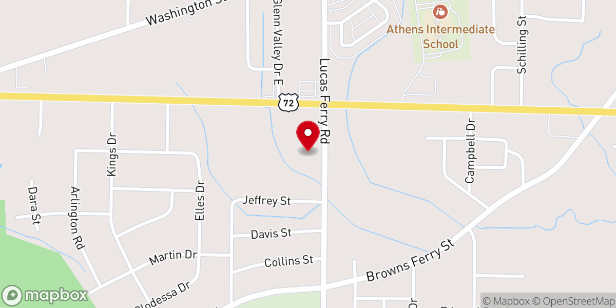 Map showing location of Church of Christ Westview
