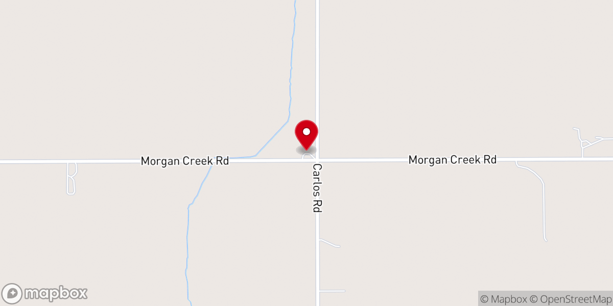 Map showing location of Morgan Creek Church