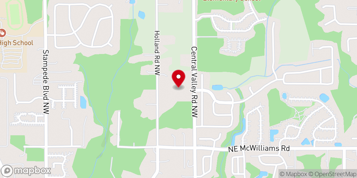 Map showing location of True Life Fellowship Church
