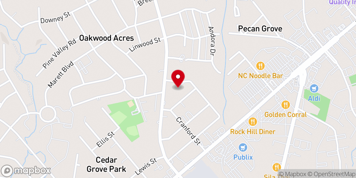 Map showing location of Old Paths Community Church
