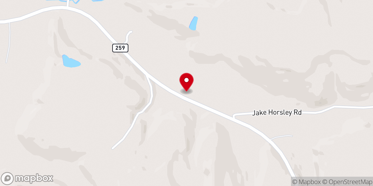 Map showing location of Stephensport Baptist Church