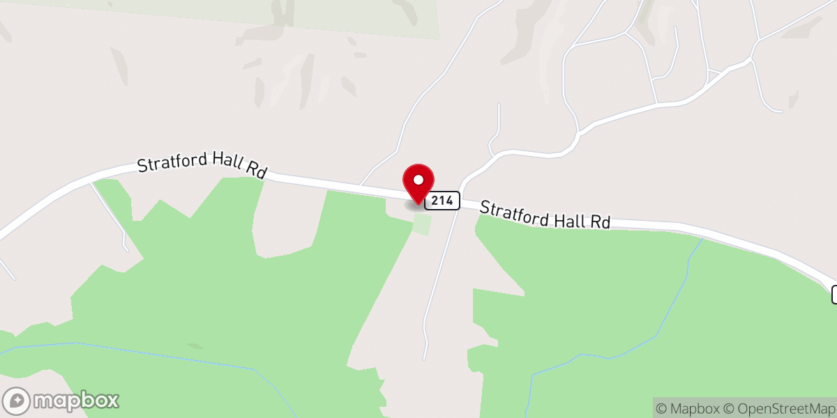 Map showing location of Shiloh Baptist Church