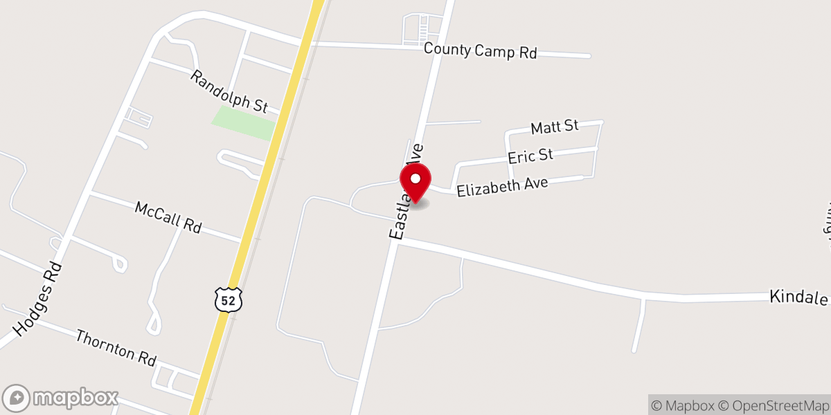 Map showing location of New Day Ministries Inc