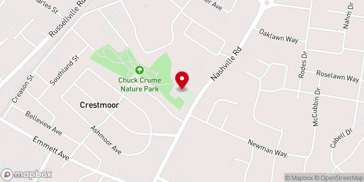 Map showing location of Unitarian Universalist Church of Bowling Green
