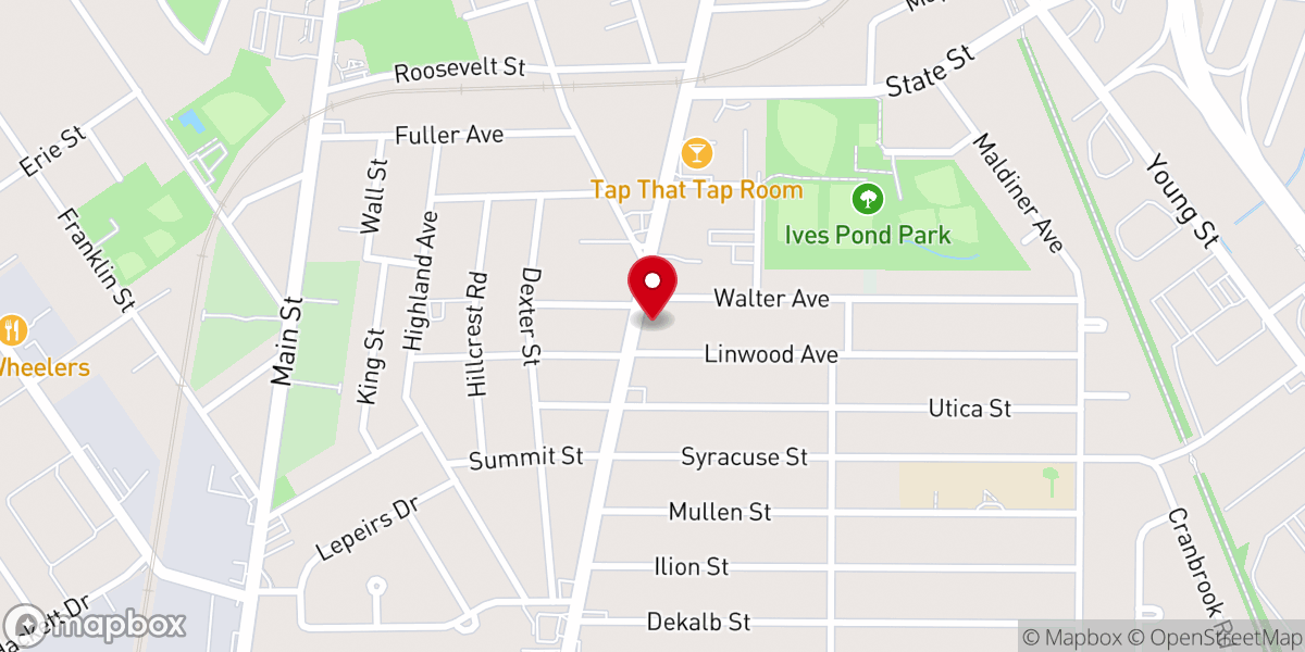 Map showing location of Calvary Bible Church