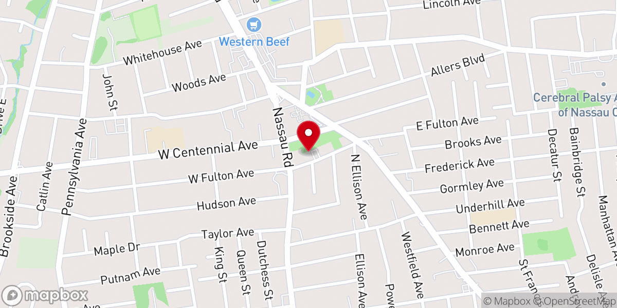 Map showing location of True Vine Full Gospel Baptist Church