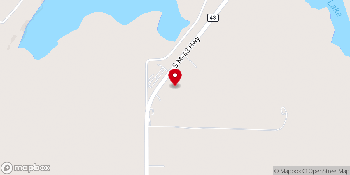 Map showing location of Thornapple Valley Church - Delton Campus