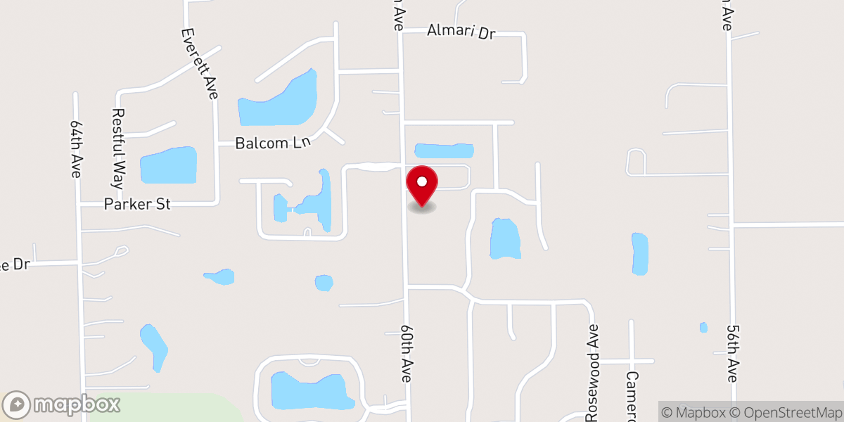 Map showing location of New to You Thrift & Donation Center - Love INC of Allendale