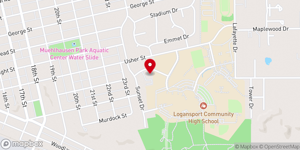 Map showing location of Refuge Worship Center