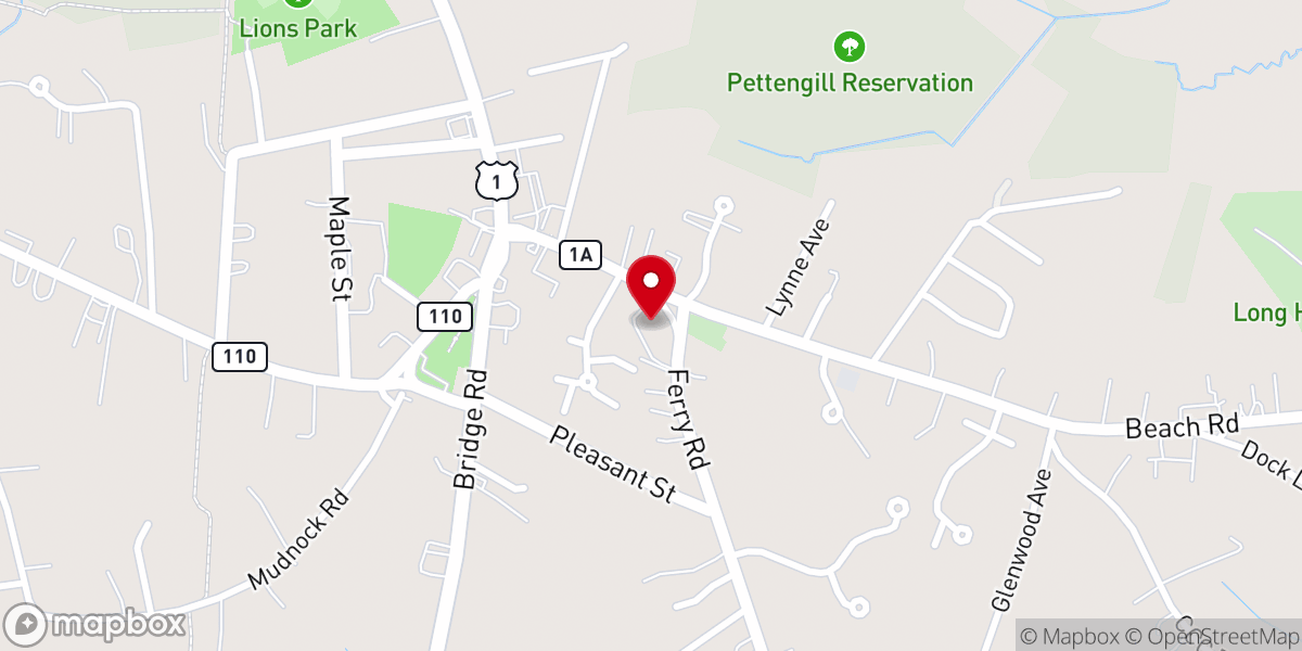 Map showing location of Star of the Sea Church - St. André Bessette Parish