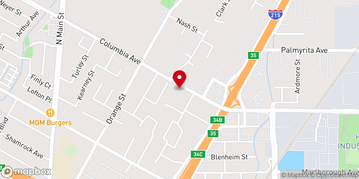 Map showing location of King Street Church of Christ Corporation
