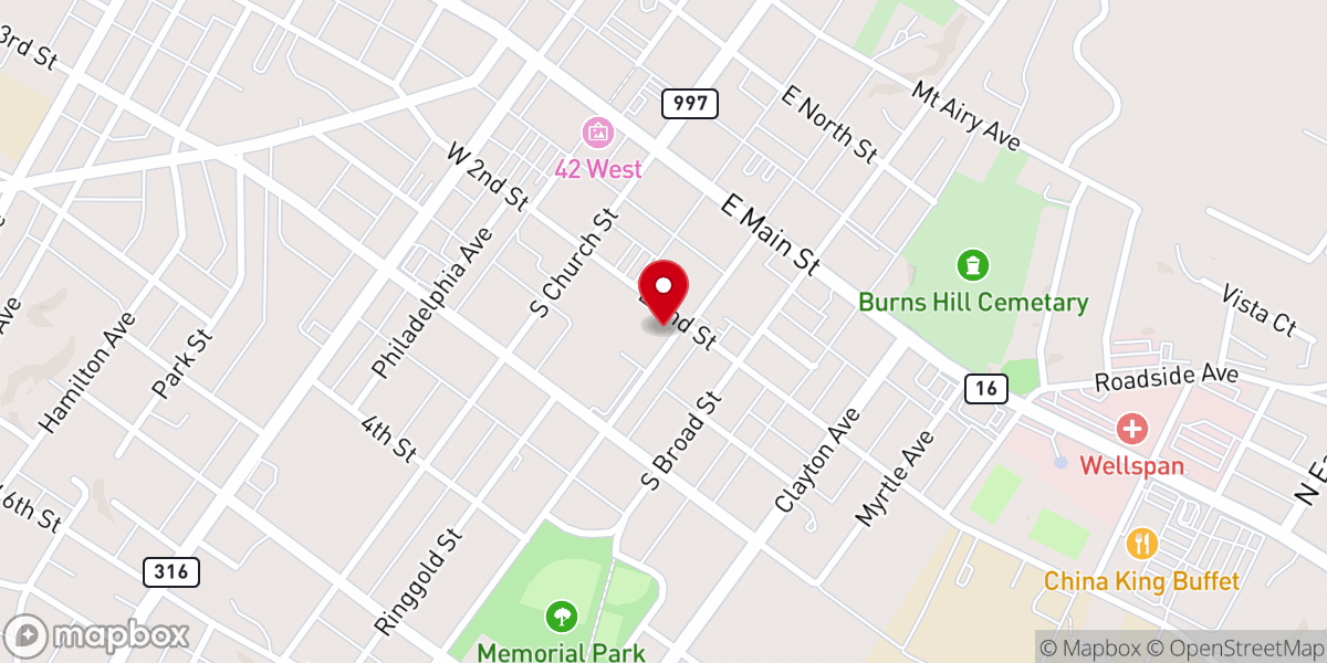Map showing location of Connection Inc