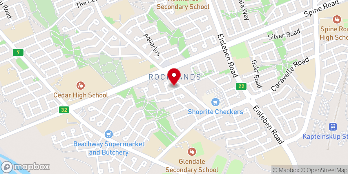 Map showing location of Anglican Church Of Christ The King