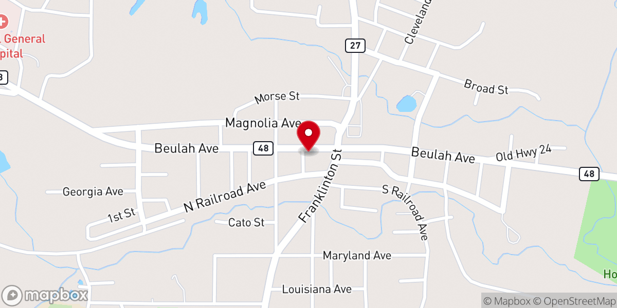 Map showing location of The Church On Beulah