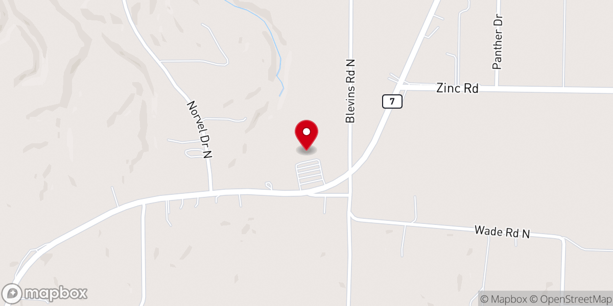 Map showing location of Brand New Church - Bergman Campus