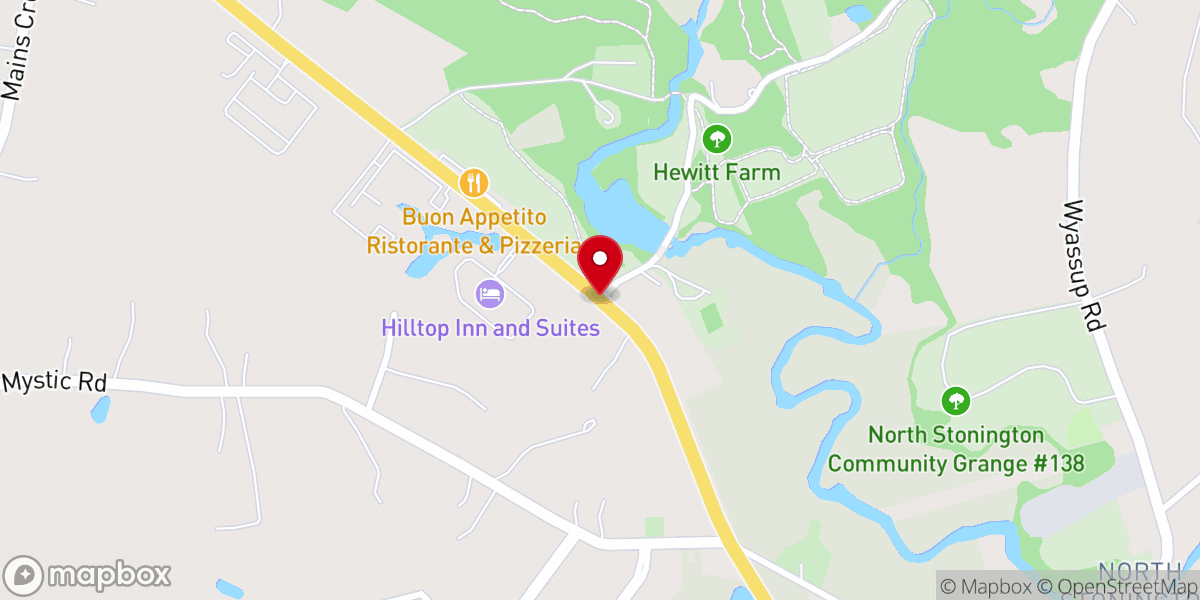Map showing location of Hewitt Farm