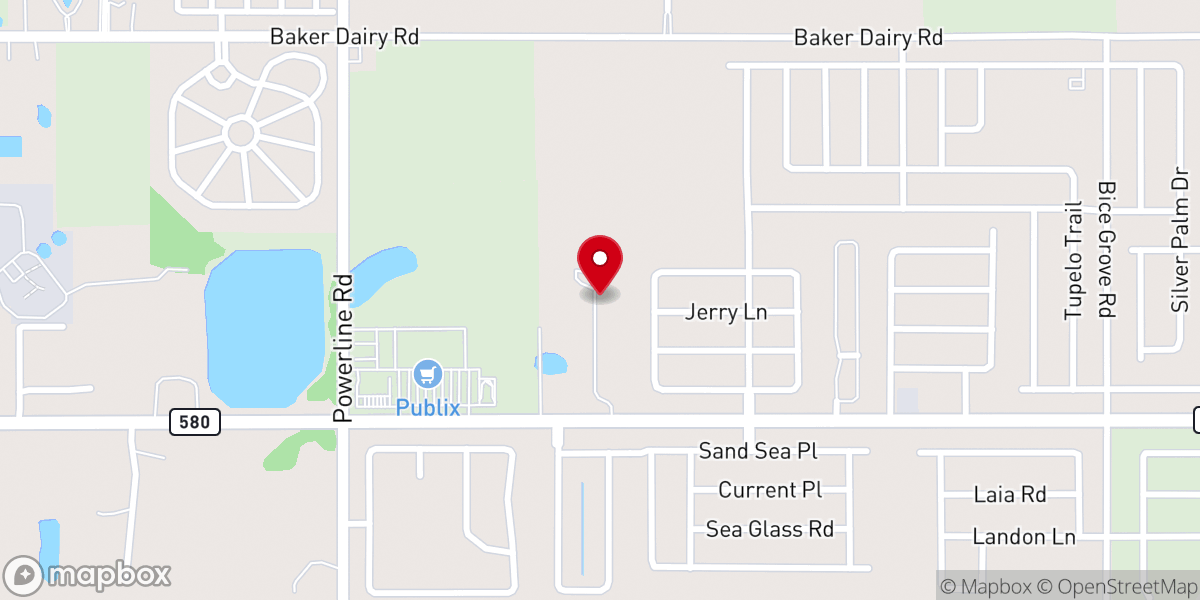 Map showing location of Restoration Church A.G.