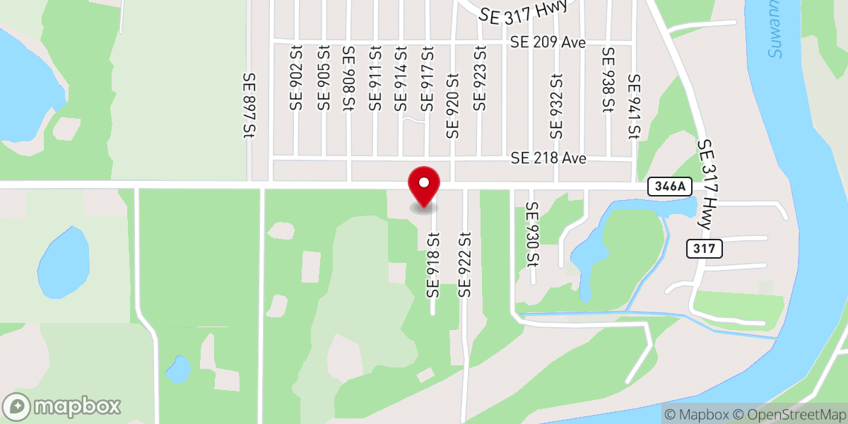 Map showing location of Old Town Church of God