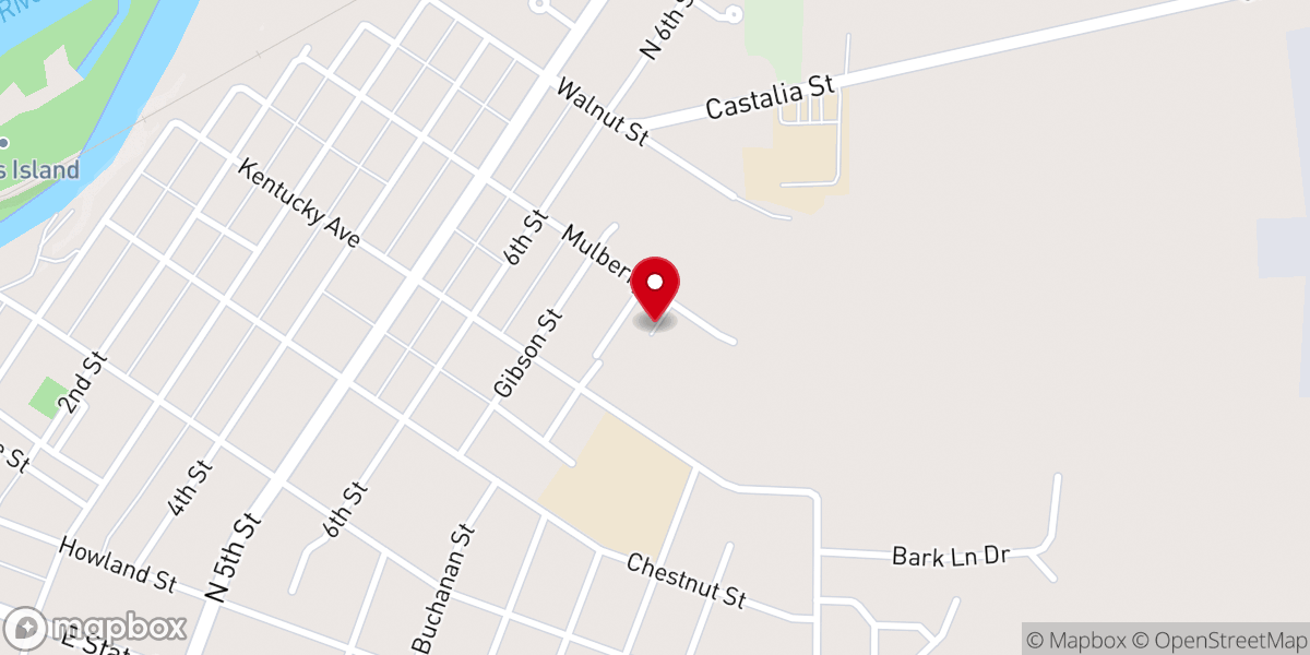 Map showing location of Heritage Church