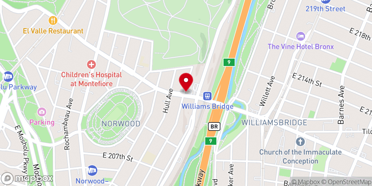 Map showing location of Agape Transportation Management - NY NEMT Medical Transportation