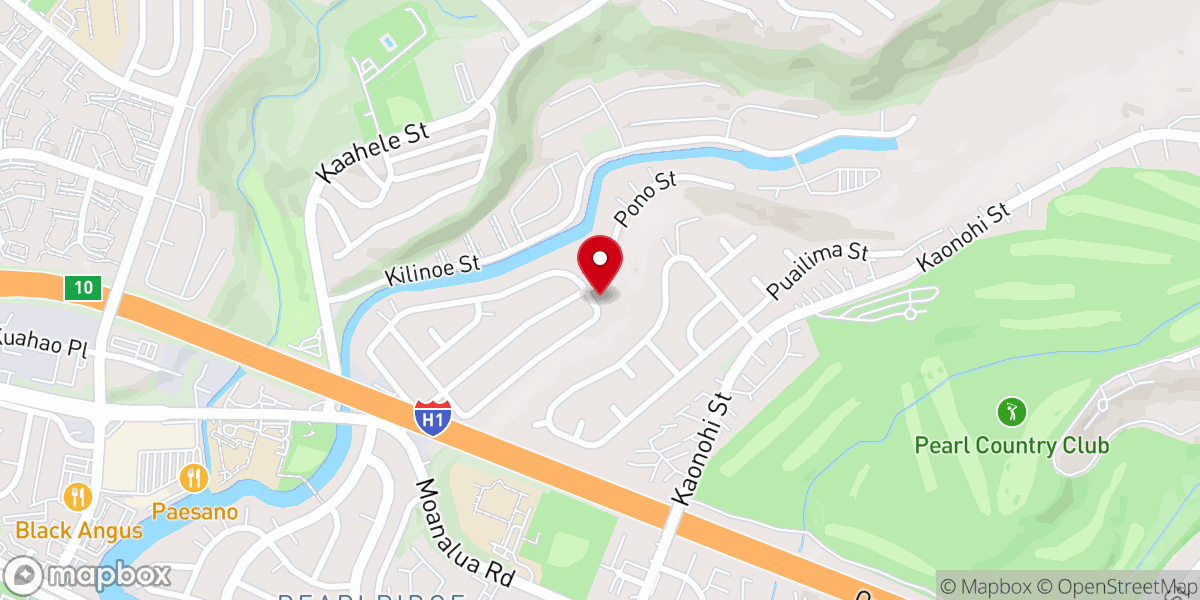 Map showing location of Good News Hawaii Church