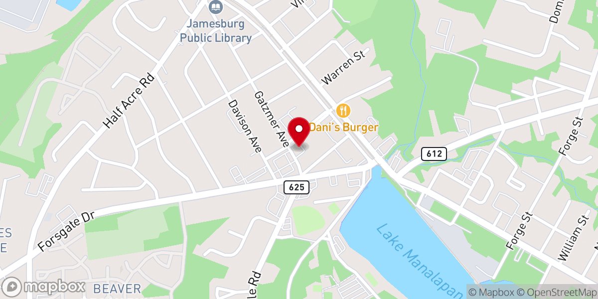 Map showing location of Lester Memorial Home