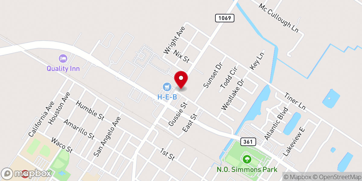 Map showing location of Ingleside Methodist Church