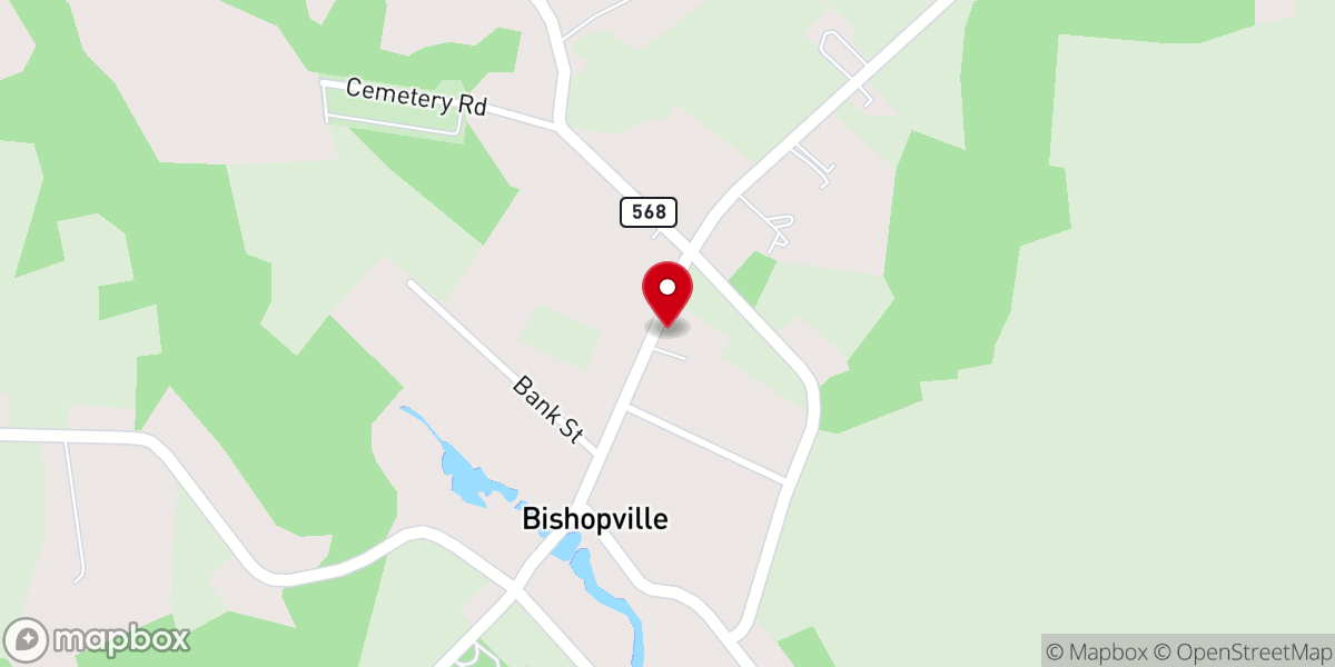 Map showing location of Wilson Community Church