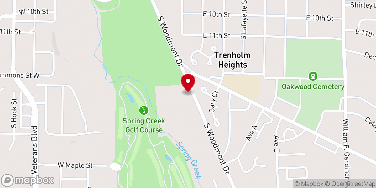 Map showing location of Living Word Community