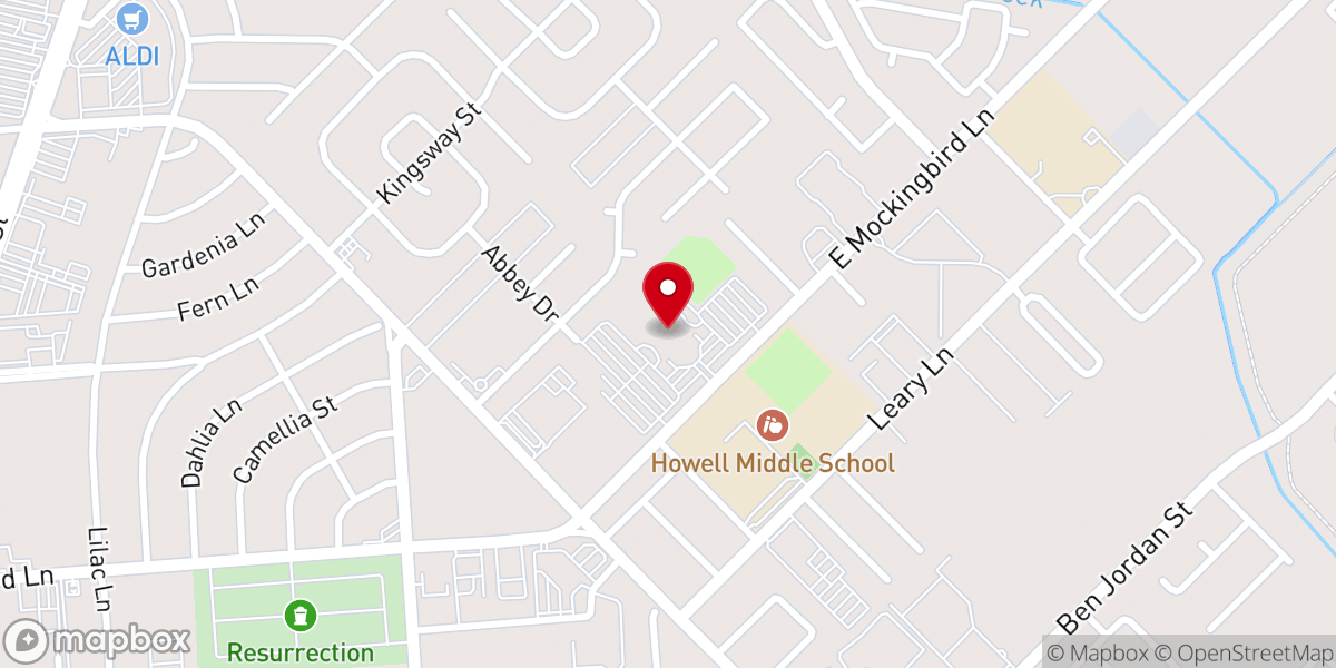 Map showing location of Faith Family Church