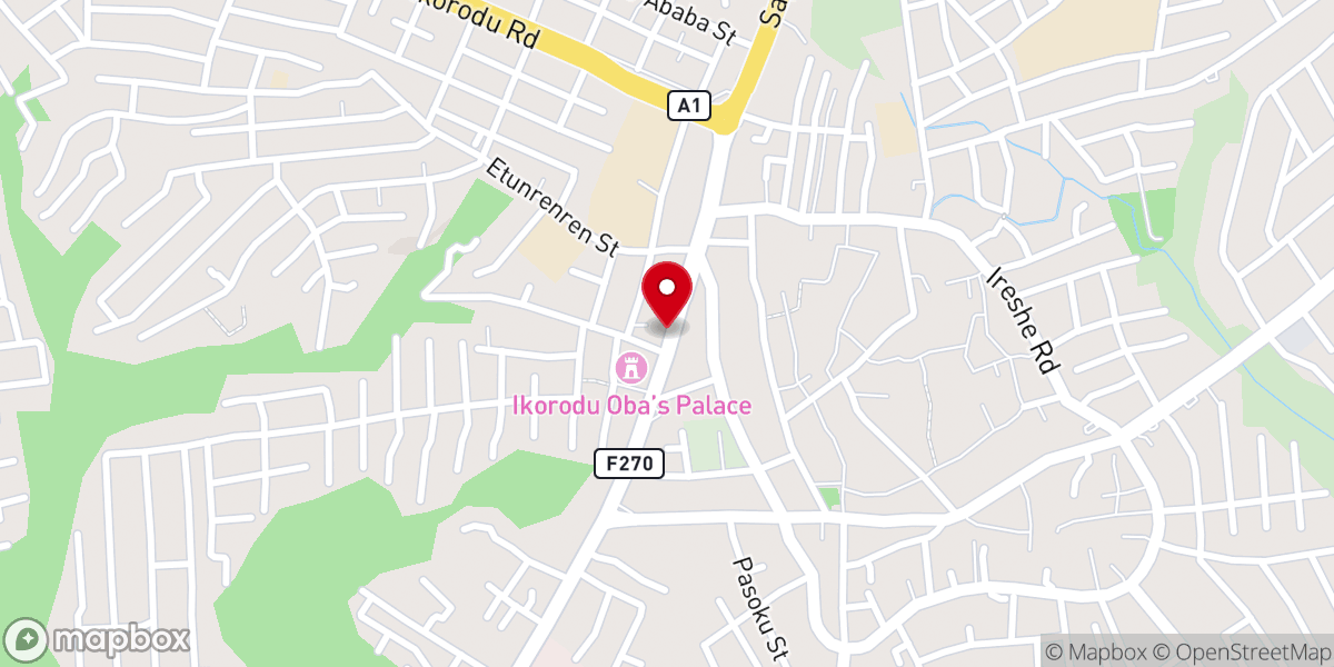 Map showing location of The Builder And Maker Church Ikorodu | A good Church to Attend in Ikorodu, Lagos, Nigeria